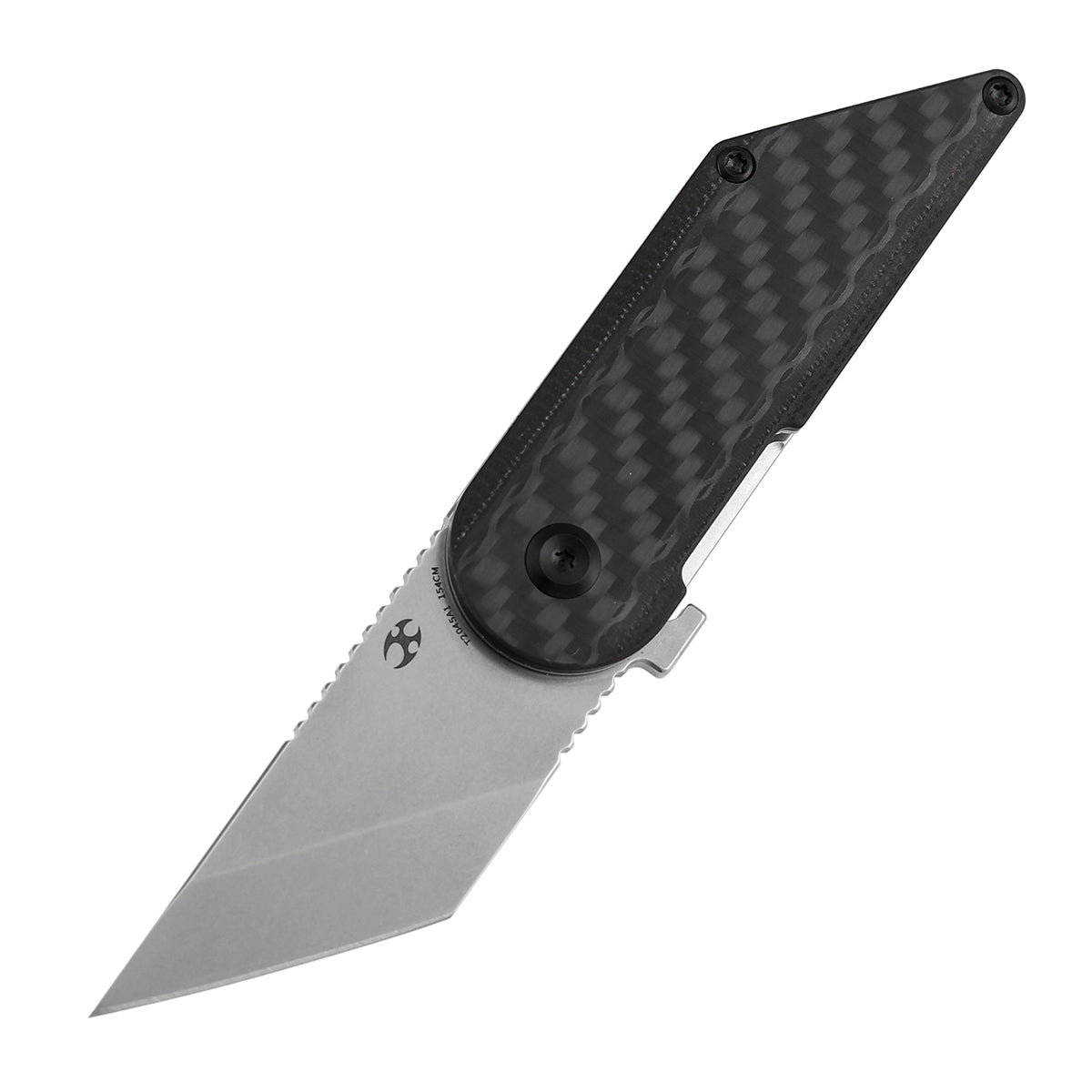 Kansept Dash T2045A1 154CM Blade Twill Carbon Fiber & G10 Handle Liner Lock Folding Knife