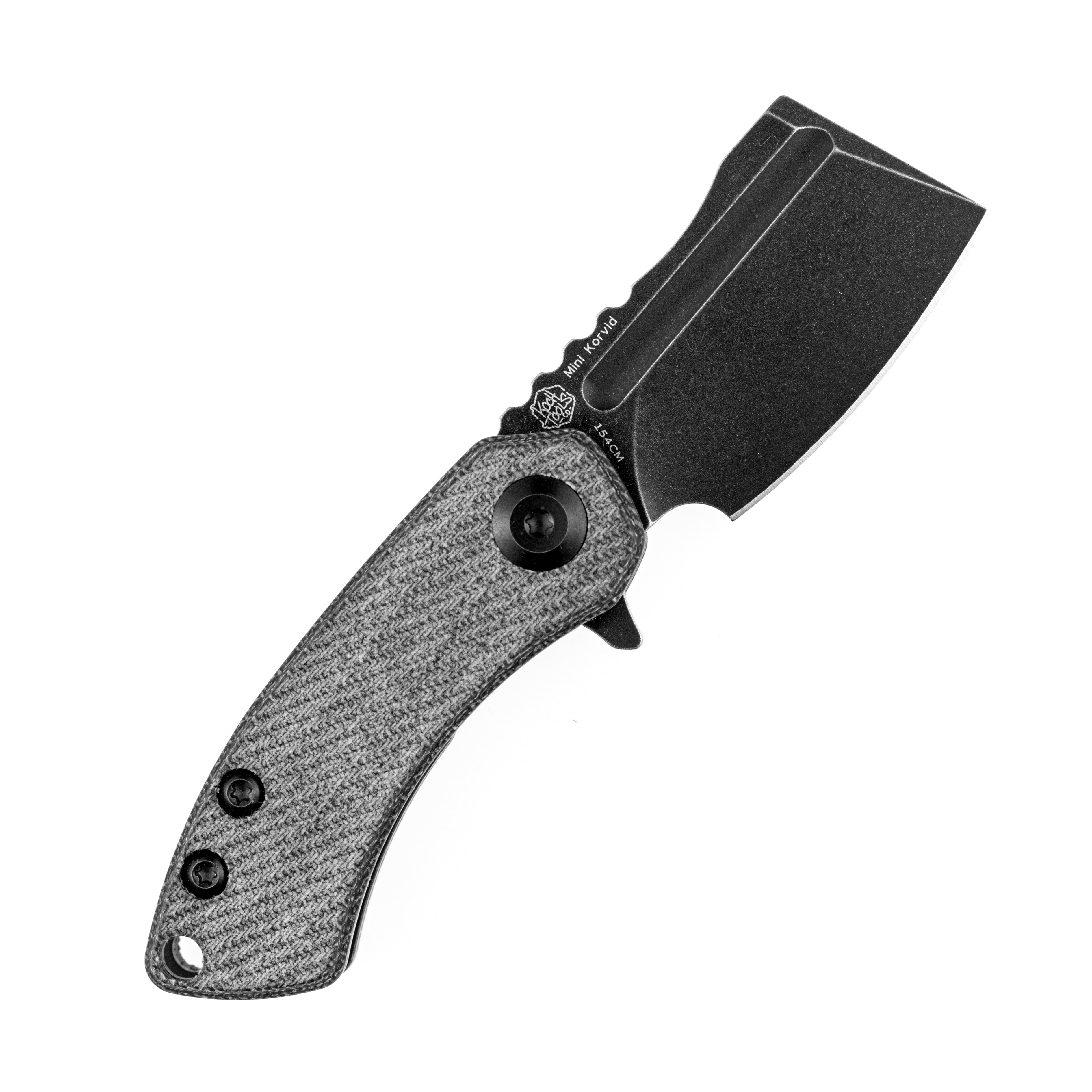 Kansept Knives T3030A9 Mini Korvid 154CM Blade Denim G10 Handle Liner Lock Edc Knives