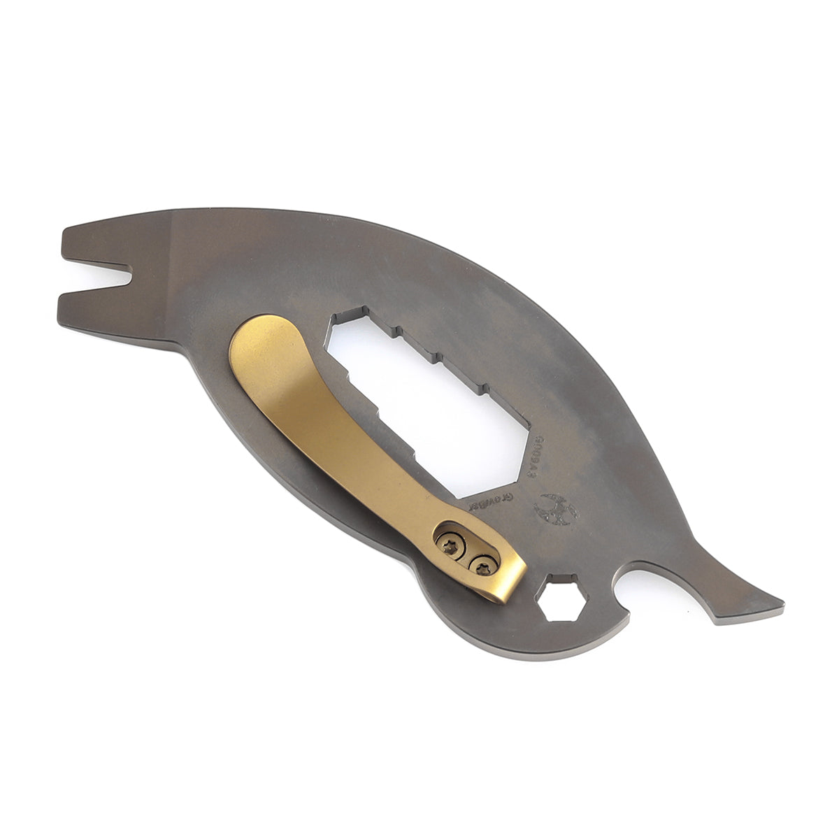 Kansept EDC CrowBar G009A3 Bronze Anodized Titanium Multifunctional EDC Tool