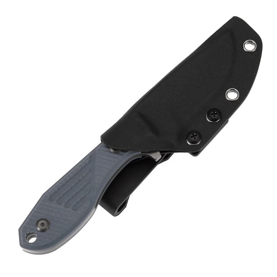 Tenable Tiny Dancer G014A3 Gray TiCn Coated D2 Blade Gray G10 Handle Fixed Blade