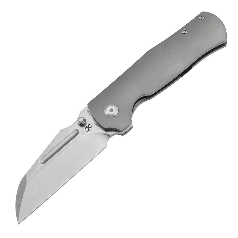 Kansept Dreadnaught K1082A1 CPM-S35VN Blade Titanium Handle Frame Lock Knife