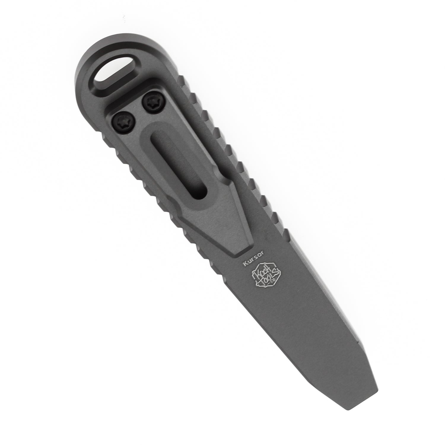 Kansept Kursor G015B1 Gray Anodized Titanium+Arctic Storm Fatcarbon EDC Tool
