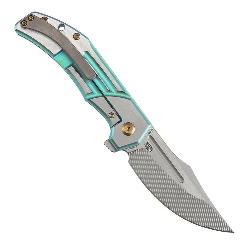 Kansept Orion K1089B4 CPM-S35VN Blade Titanium Handle Frame Lock Folding Knife