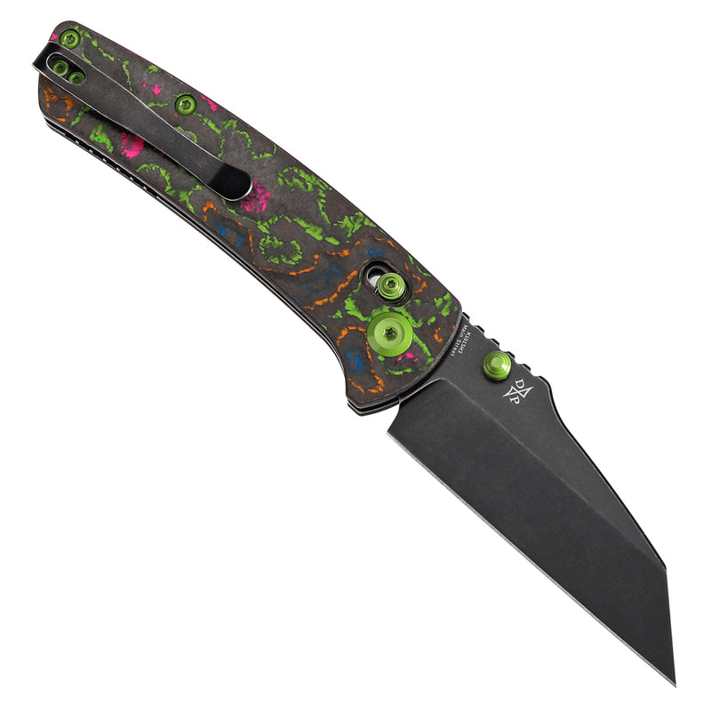 Kansept Main Street K1015M3 CPM-S35VN Blade 80S Camo Carbon Fiber Handle Crossbar Lock Folding Knife