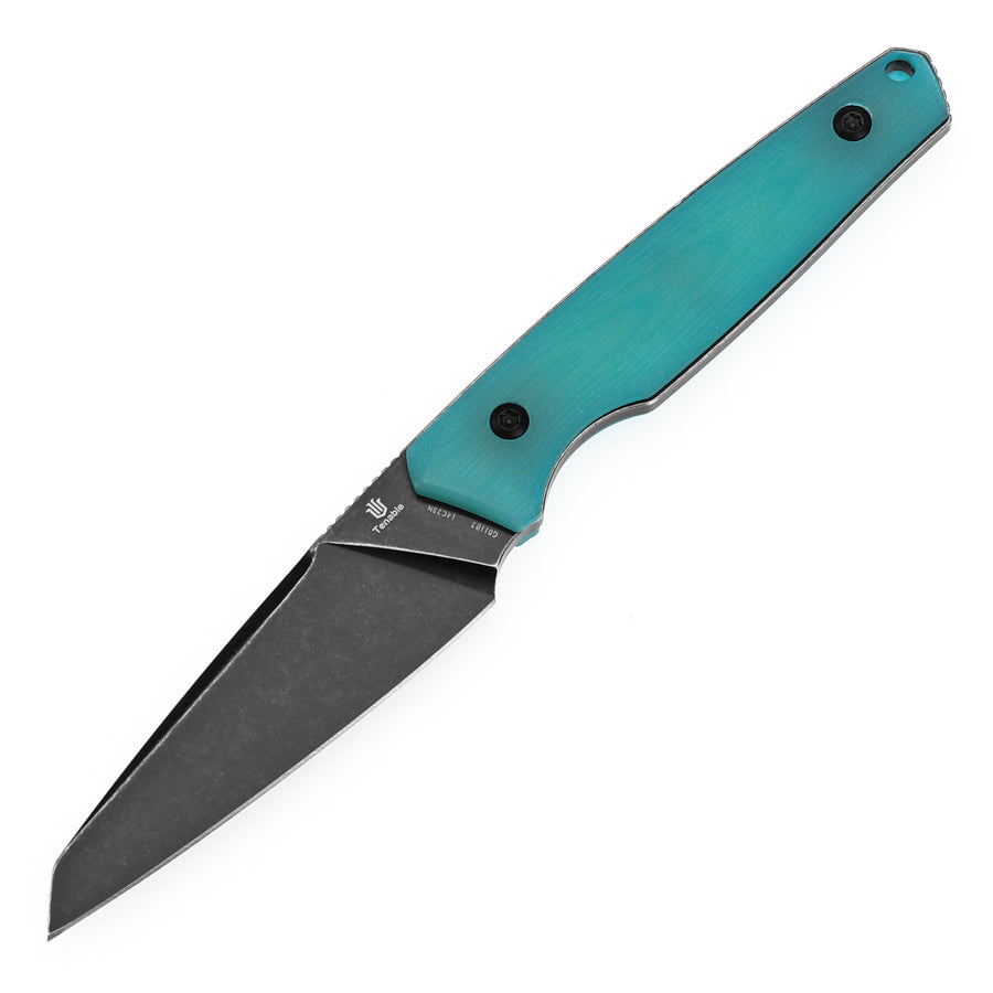 Tenable Parr G011B3 14C28N Blade Tiffany Blue G10 Handle Outdoor Fixed Blade Knife