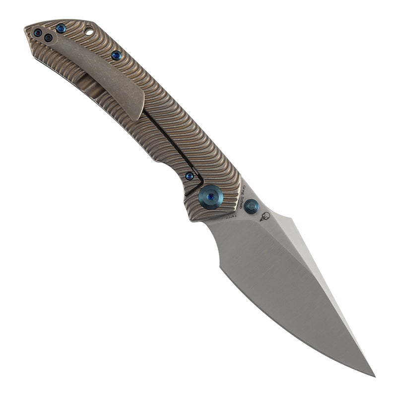 Kansept Fenrir K1034C2 CPM-S35VN Blade Titanium Handle Frame Lock Folding Knife