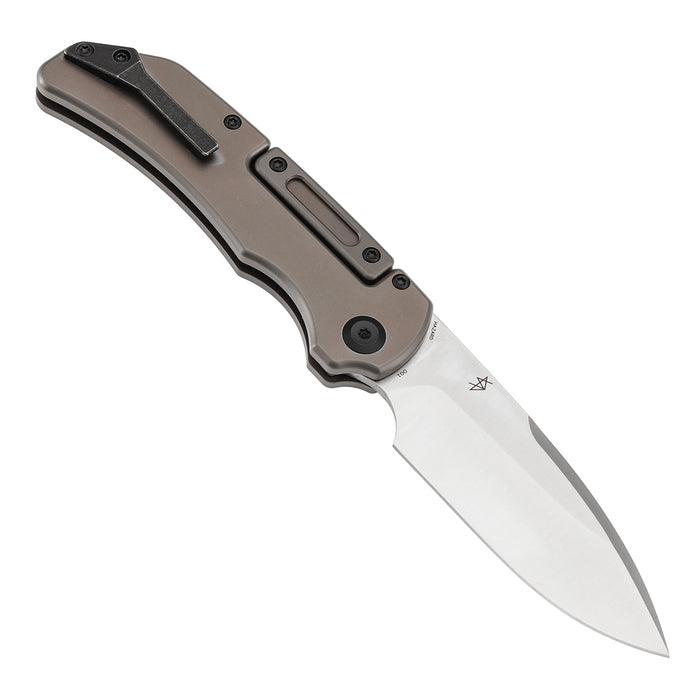 KANSEPT Hazard K1104H4 CPM-S35VN Blade Bronze Anodized and Stonewashed Titanium Handle Bali Lock Knife