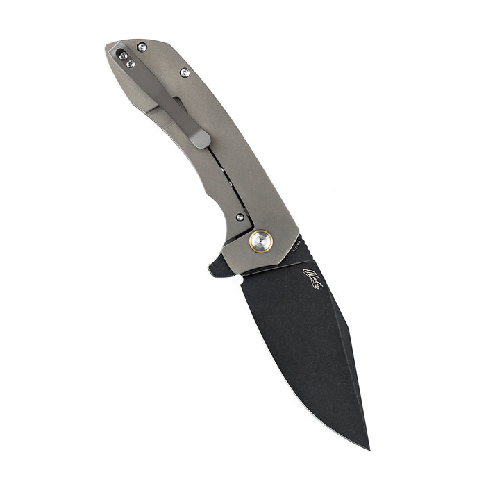 Kansept Knives Entity K1036B2 CPM-S35VN Blade Titanium Handle Frame Lock