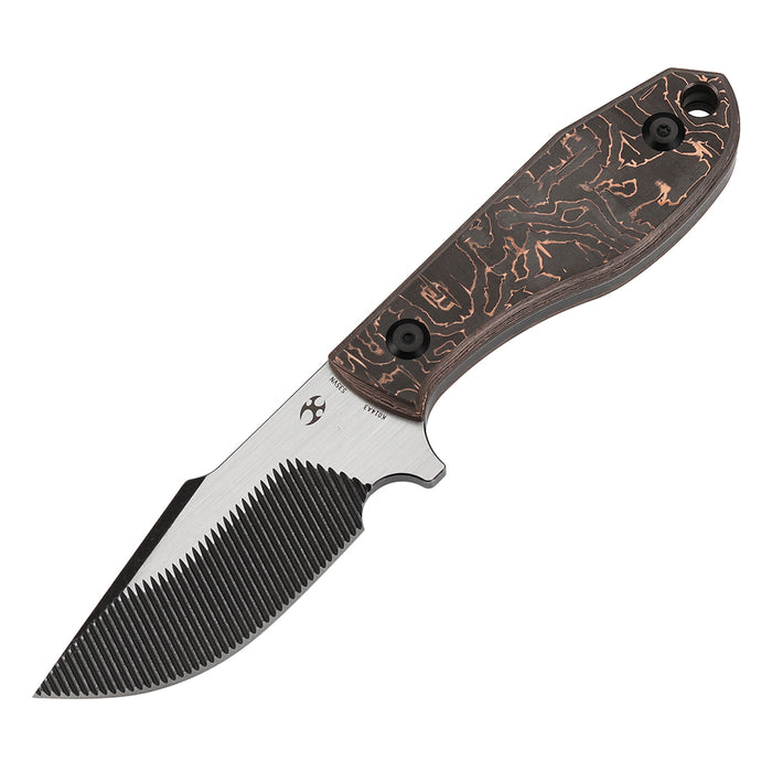 KANSEPT Tiny Dancer CPM S35VN K014A3 Copper Carbon Fiber Handle Fixed Blade