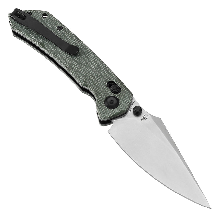 Tenable Fenrir T1034V1 Nitro-V Blade Micarta Handle Cross Bar Lock
