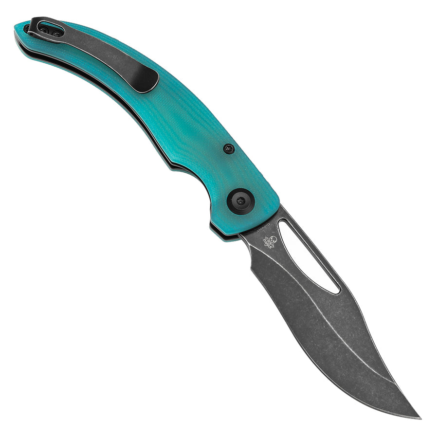 Tenable Gideon T1119A5 Folding Knife Nitro-V Blade Tiffany Blue G10 Handle