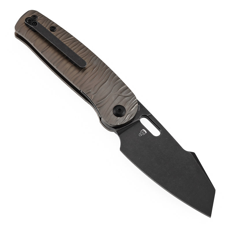 Kansept Orlok K2111A4 CPM-S35VN Blade Titanium Handle Nested Liner Lock Folding Knives