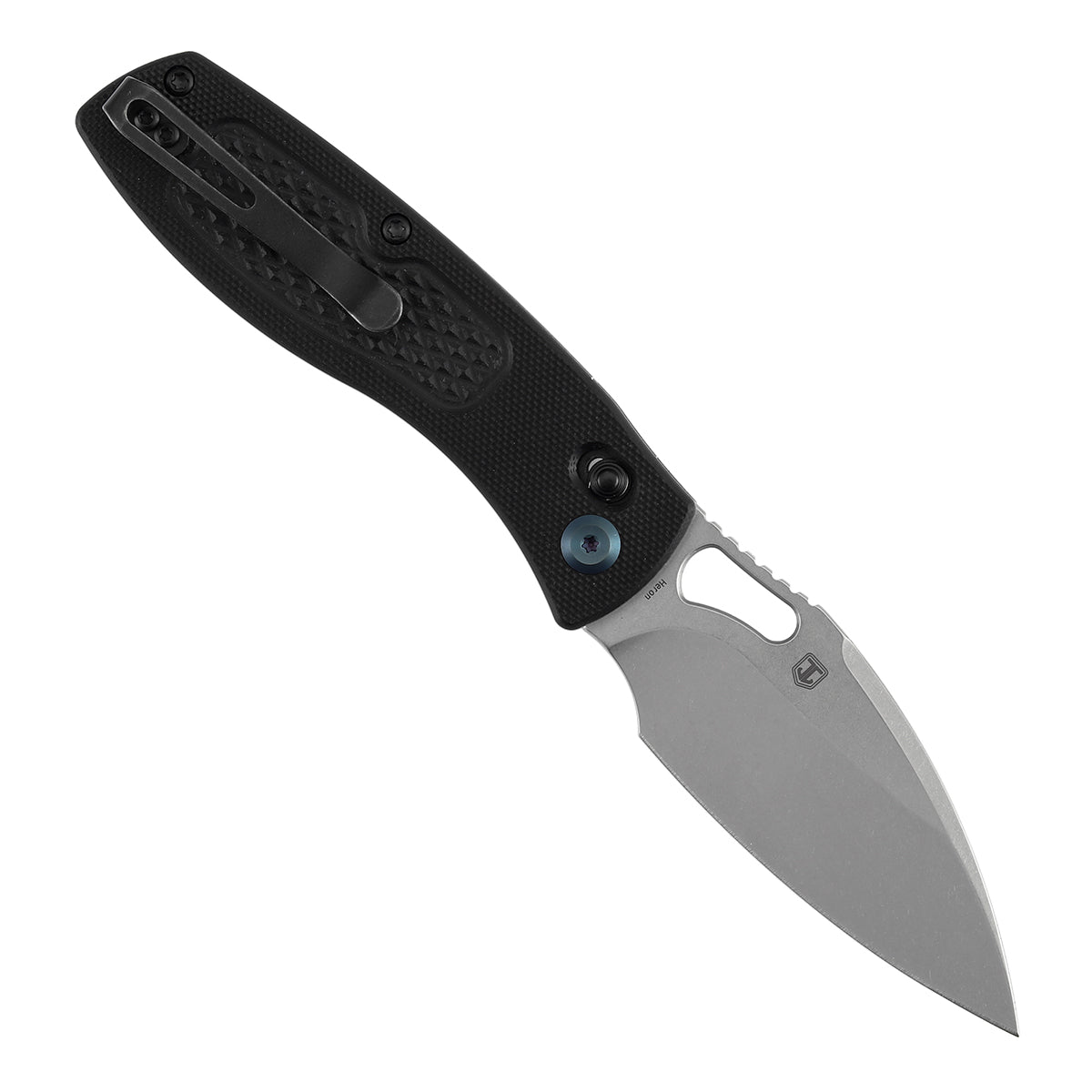 Tenable Heron B2124V4 Nitro V Blade Black G10 Handle Crossbar Lock Folding Knife