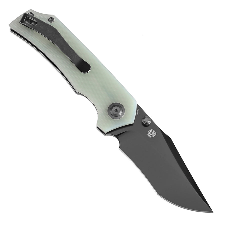 Tenable Fermi T1122A2 14C28N Blade Jade G10 Handle Liner Lock