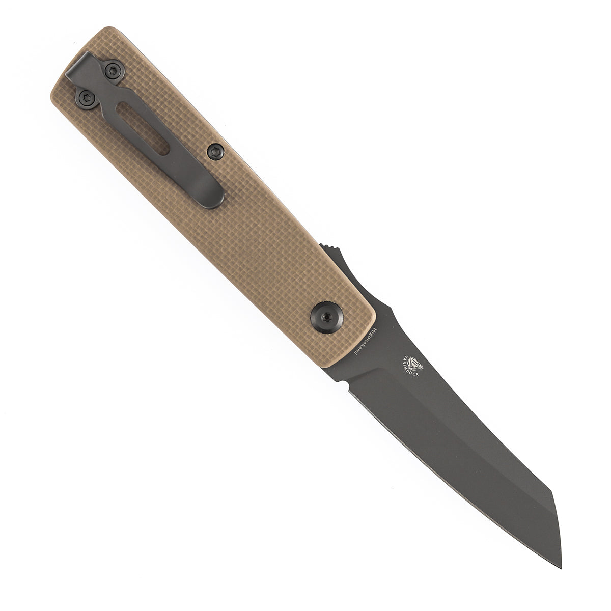 Tenable Higonokami B2135A5 Gray Coating D2 Blade Light Sand G10 Handle Liner Lock Folding Knife