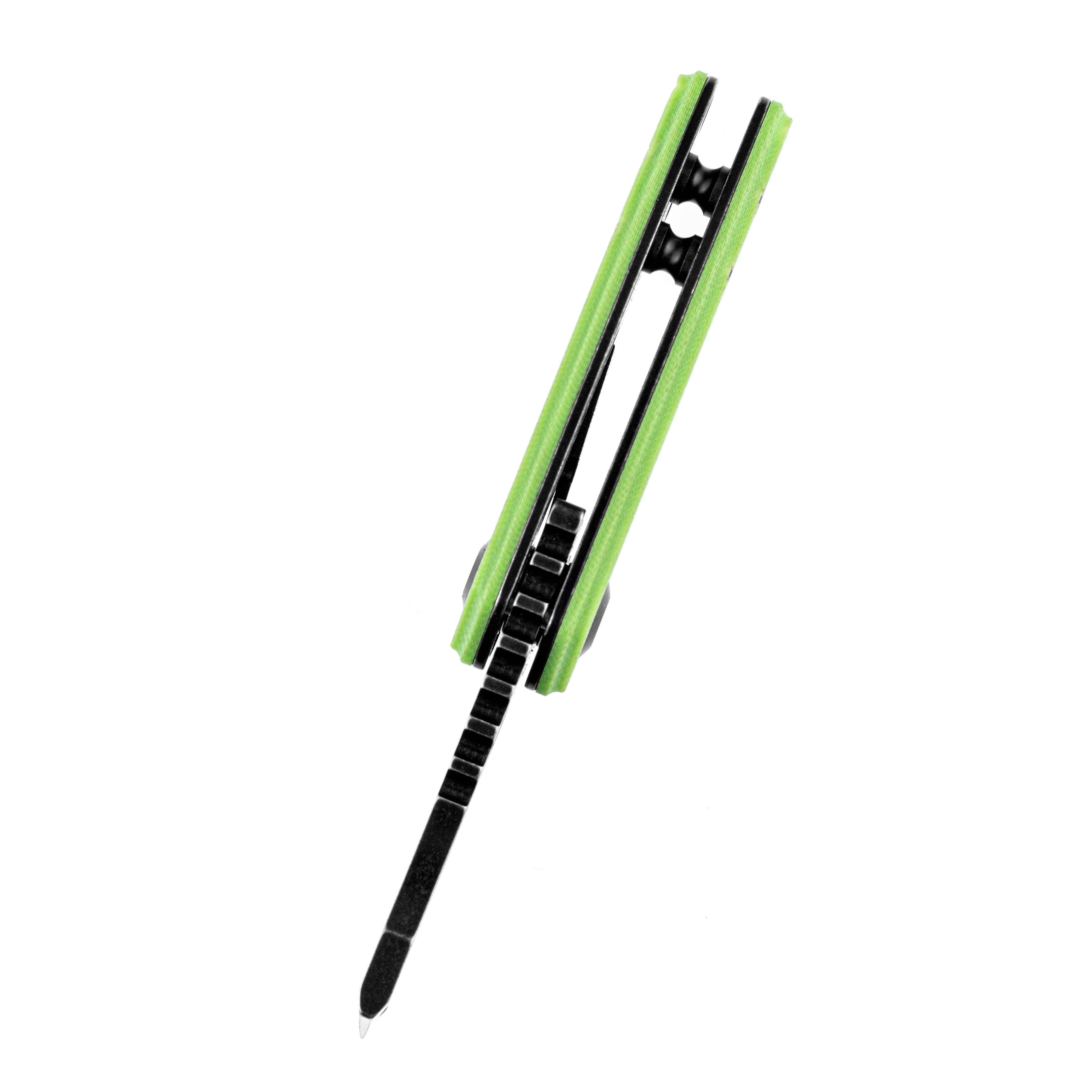 Kansept Knives T3030A8 Mini Korvid 154CM Blade Green G10 Handle Liner Lock Edc Knives