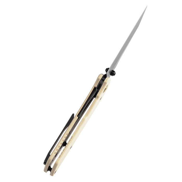 KANSEPT Main Street T1015E3 154CM Blade Jade G10 Handle Liner Lock