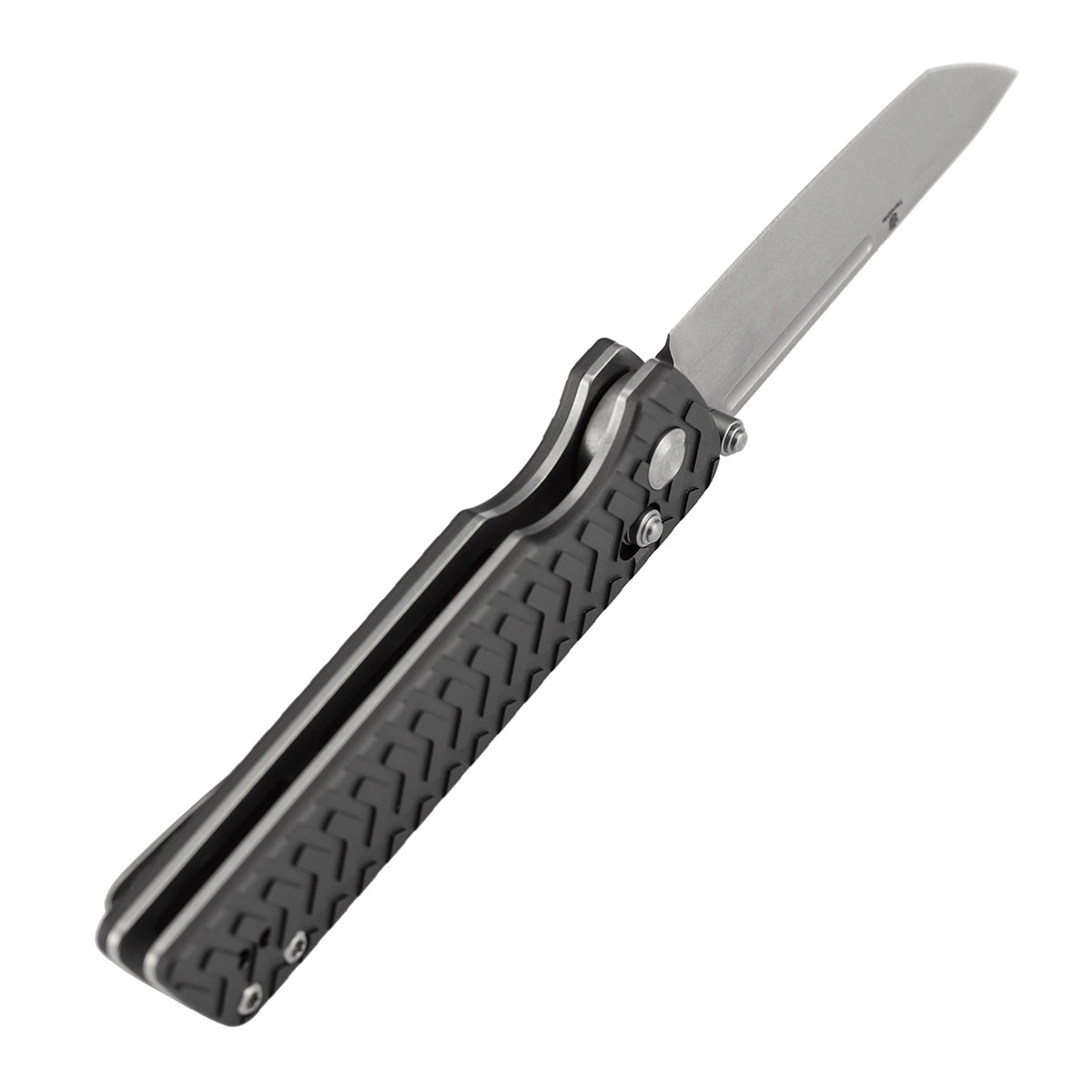 Tenable Anomaly B2038V1 Stonewashed Nitro-V Blade Gray Aluminum Handle Crossbar Lock Folding Knife