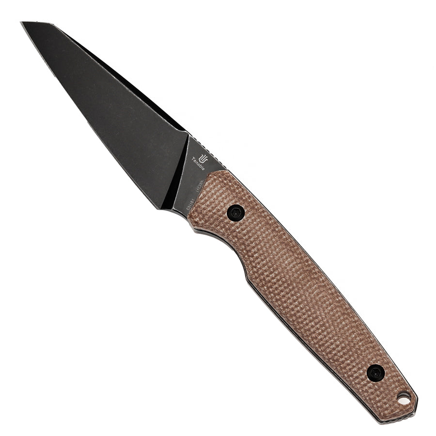 Tenable Parr G011B4 14C28N Blade Brown Micarta Handle Outdoor Fixed Blade Knife