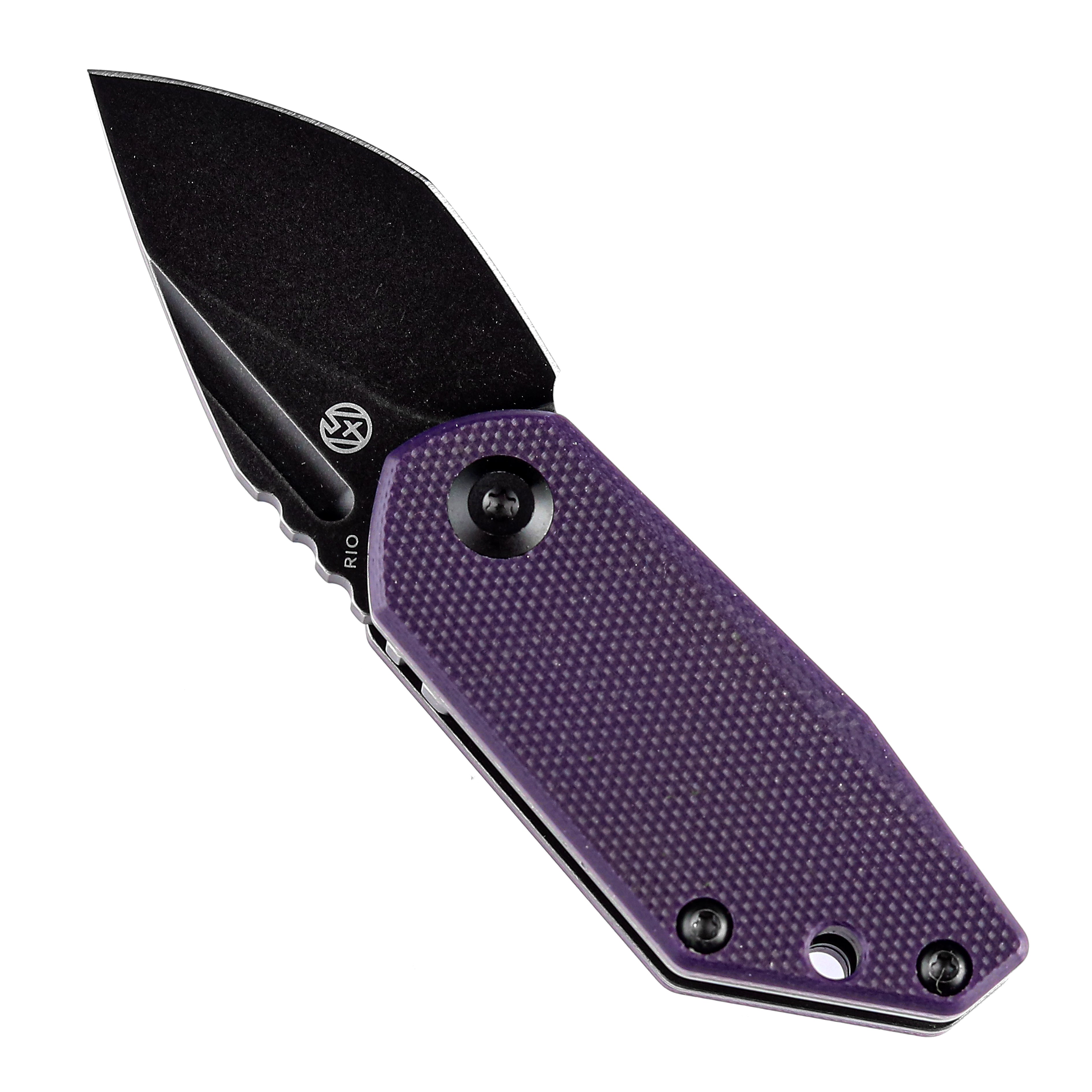 Kansept Knives RIO K3044A5 M390 Blade Purple G10 Handle Liner Lock EDC Knife