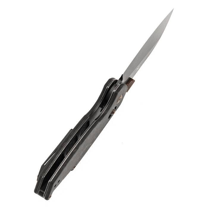 Kansept Model 6 K1022V1 CPM S35VN Blade Carbon Fiber Handle Crossbar Lock Knife