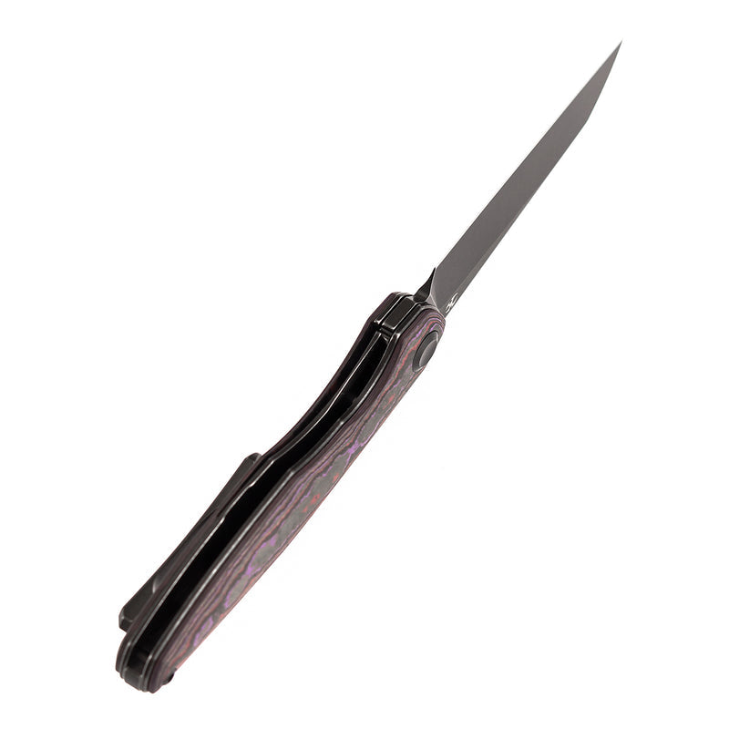 Kansept Halide K1136A3 CPM-S35VN Blade Purple Haze Fatcarbon Handle Liner Lock Folding Knife