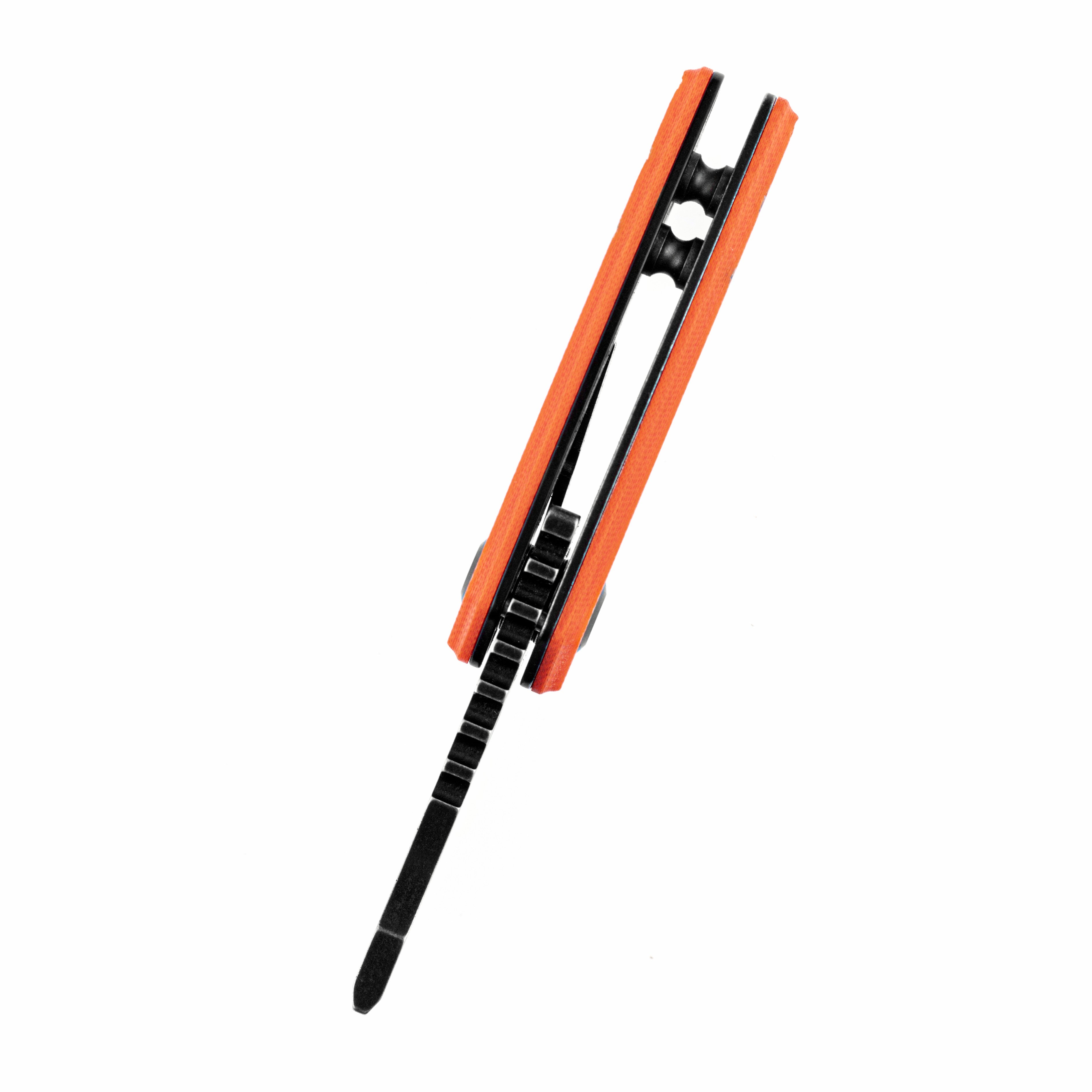 Kansept Knives T3030A7 Mini Korvid 154CM Blade Orange G10 Handle Liner Lock Edc Knives