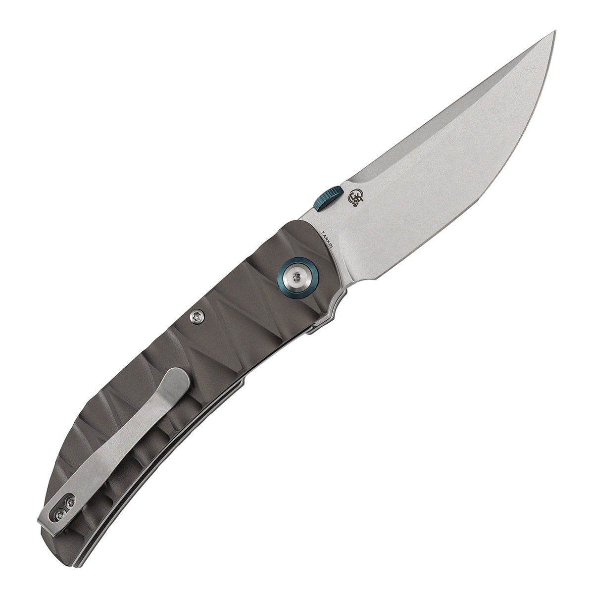 Tenable Tarkin B1078A1 Nitro-V Blade Gray Aluminum Handle Liner Lock Folding Knife