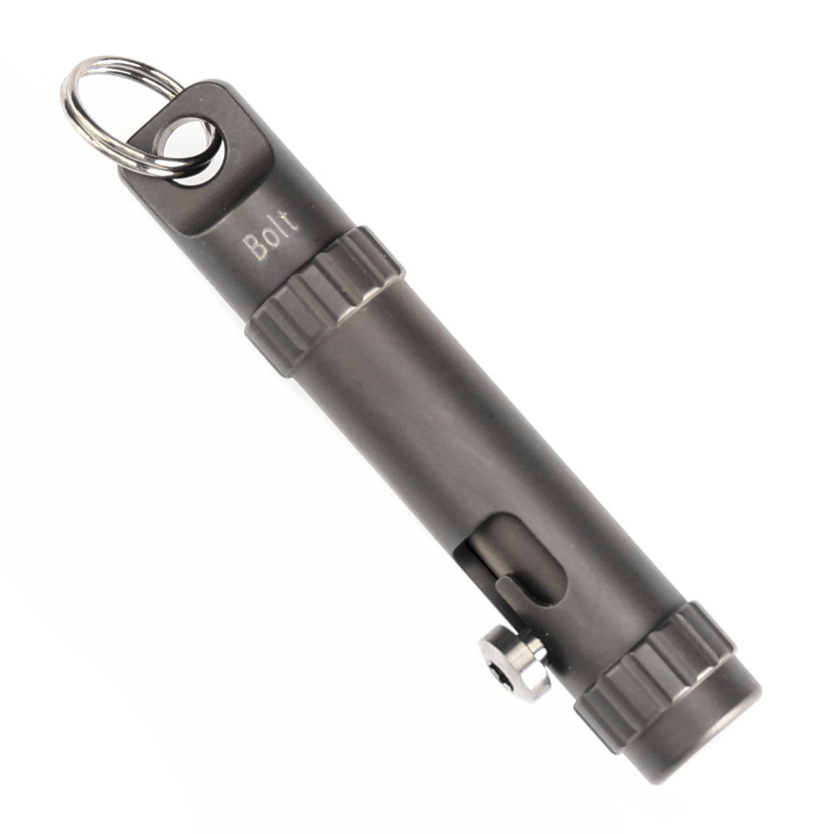 Kansept EDC Bolt Fidget G013A3 Bronze Titanium with Bolt Mechanism for Stress Relieving with Key Chain for Lanyard Hole