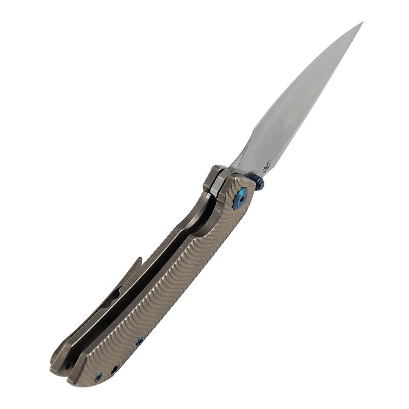 Kansept Fenrir K1034C2 CPM-S35VN Blade Titanium Handle Frame Lock Folding Knife