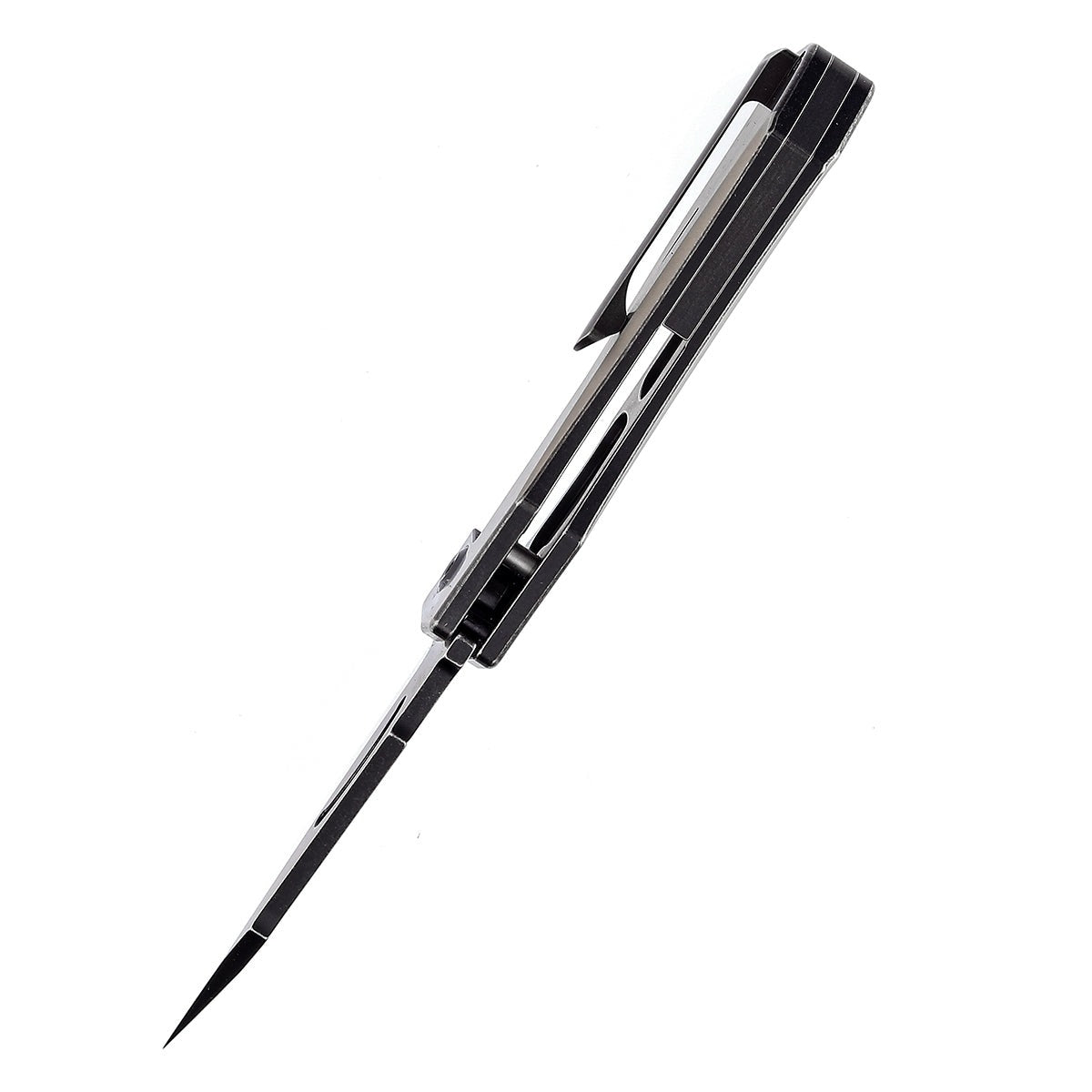 Kansept Loki K1058A1 Flipper Knife CPM-S35VN Blade Titanium Handle Thumb Hole Knife