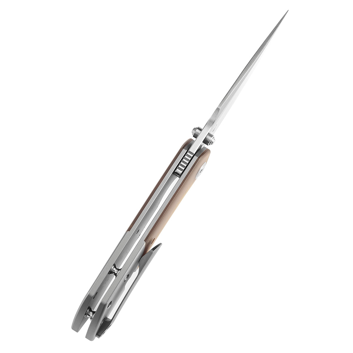 Kansept Fenrir K1034P1 Flipper Knife CPM-S35VN Blade Titanium+Ultem Handle Edc Knife Liner Lock