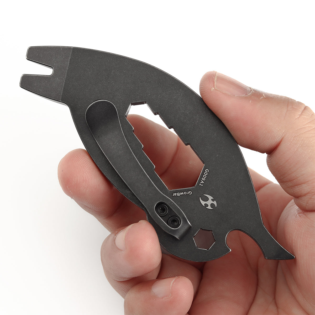 Kansept EDC CrowBar G009A1 Blackwash Titanium Multifunctional EDC Tool