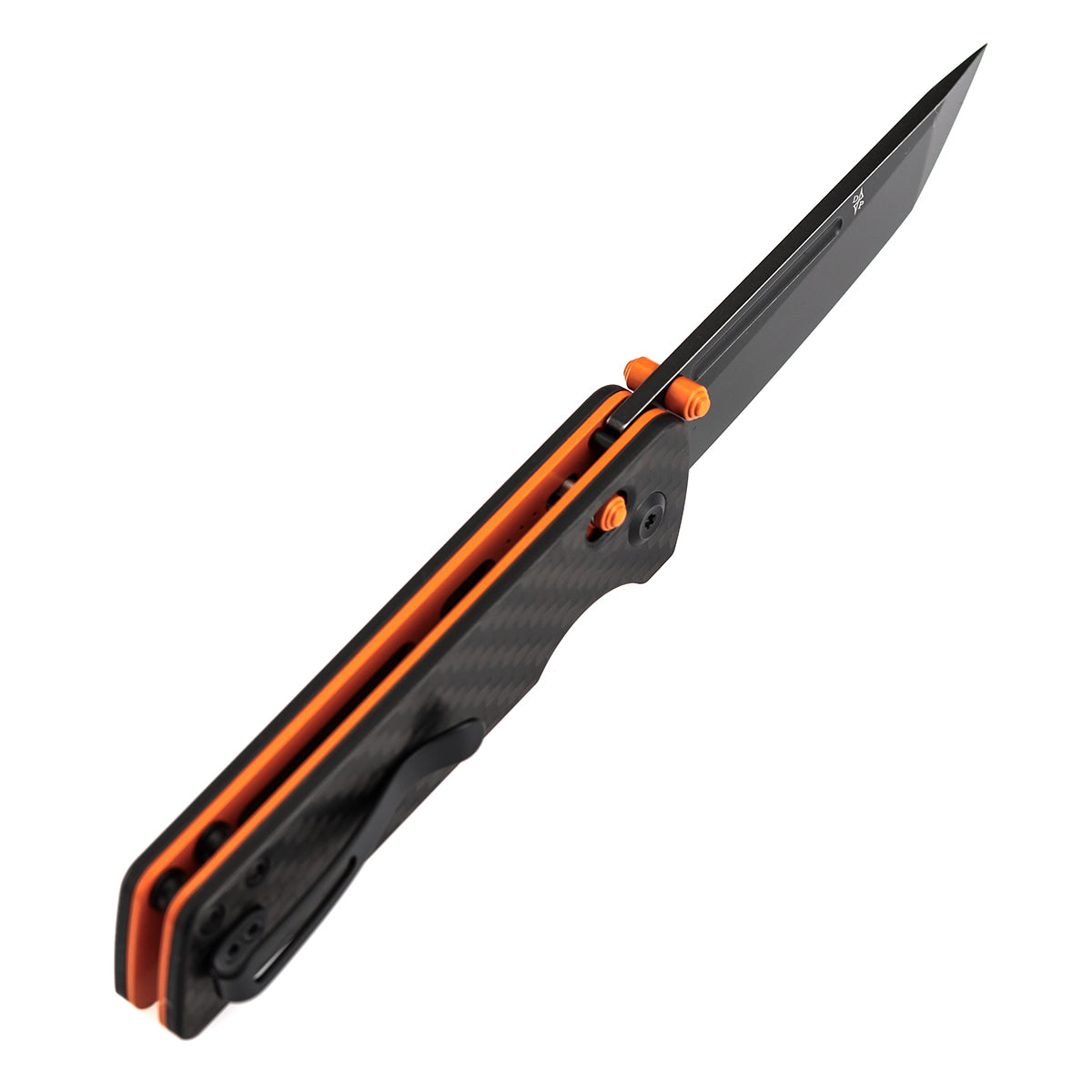 Tenable Anomaly B2038V4 Blackwash Nitro-V Blade Twill Carbon Fiber & G10 Handle Crossbar Lock Folding Knife