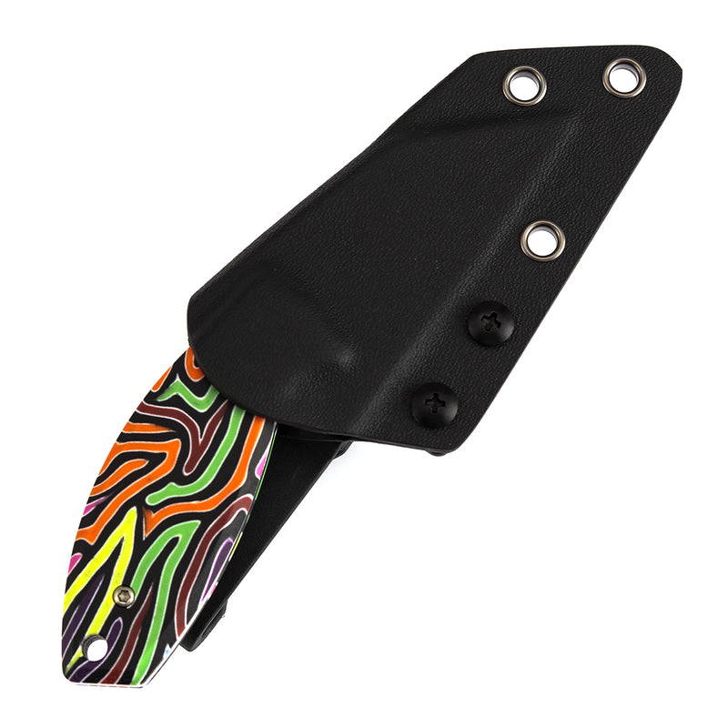 Kansept Siafu G016A3 D2 Blade Arcade Pattern G-mascus Handle Fixed Blade Knife