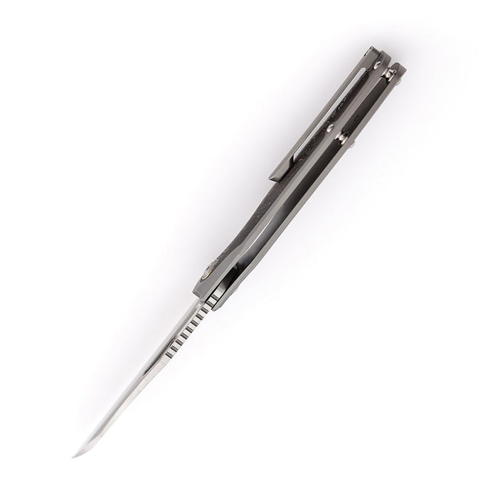Kansept Tuckamore K1052A2 CPM-20CV Blade Titanium + Copper Carbon Fiber Handle Frame Lock