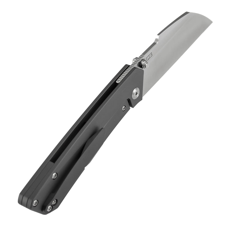 Kansept Contra K1139A1 Satin CPM-S90V Blade Gray Anodized Titanium Handle Frame Lock Folding Knife