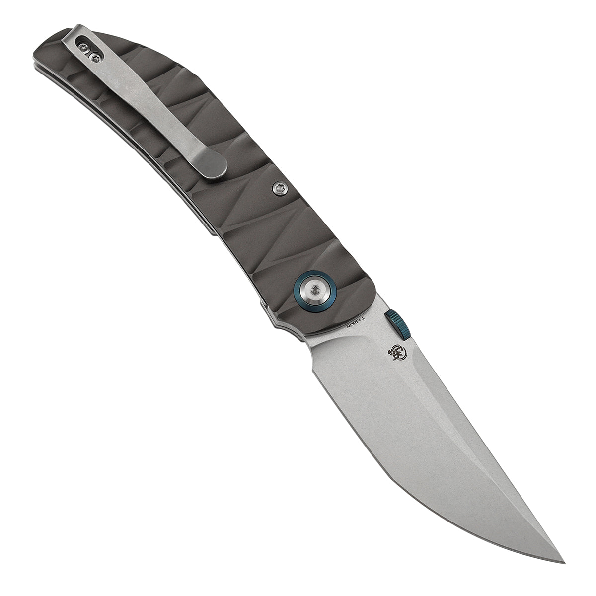 Tenable Tarkin B1078A1 Nitro-V Blade Gray Aluminum Handle Liner Lock Folding Knife