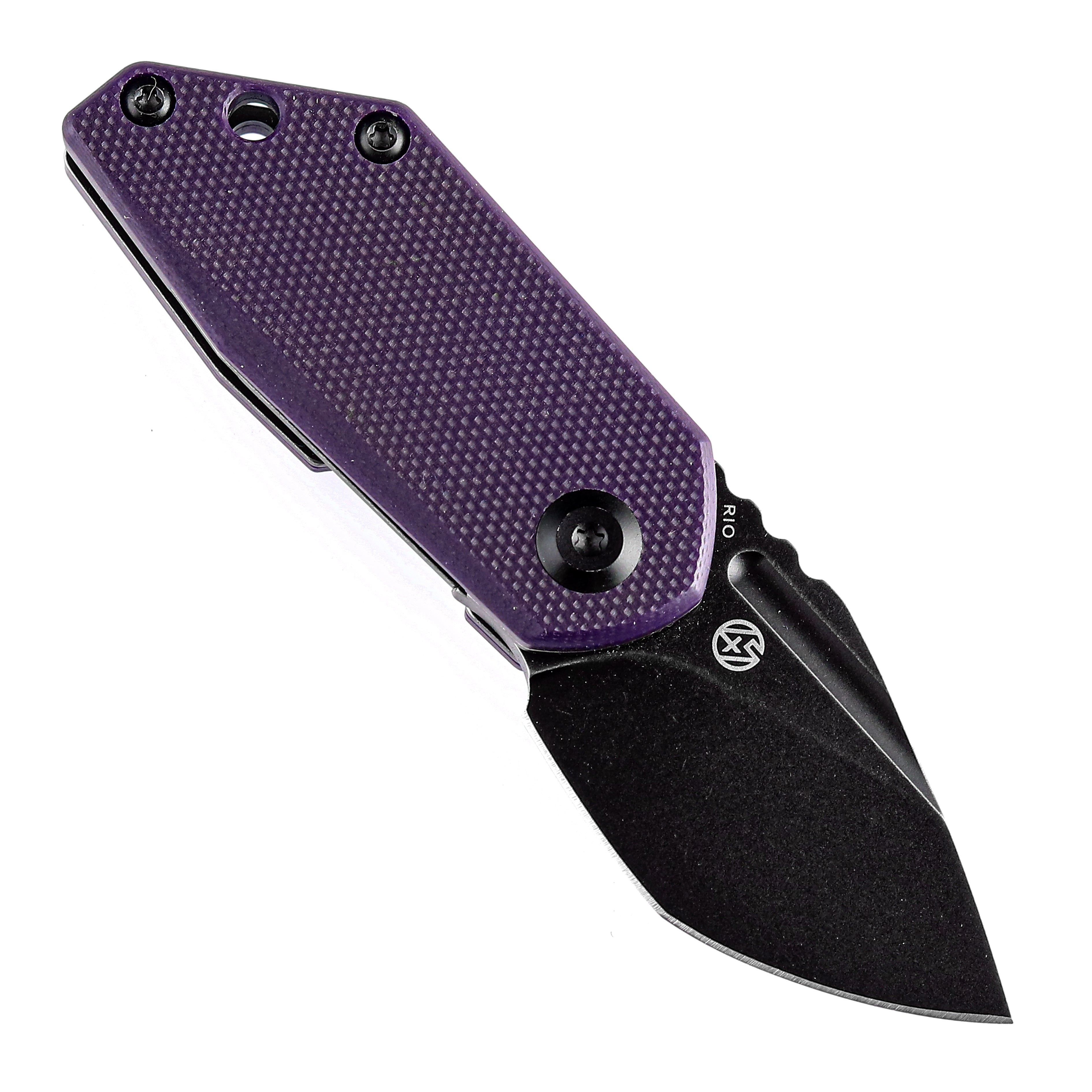 Kansept Knives RIO K3044A5 M390 Blade Purple G10 Handle Liner Lock EDC Knife