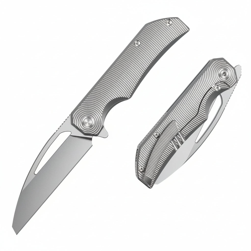 Bestech Mini Taipan BT2603A MagnaCut Blade Titanium Handle Frame Lock Folding Knife