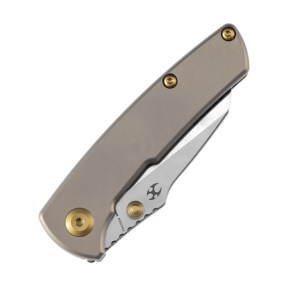 Kansept Little Main Street K2015A2 CPM-S35VN Blade Titanium Handle Folding Knife
