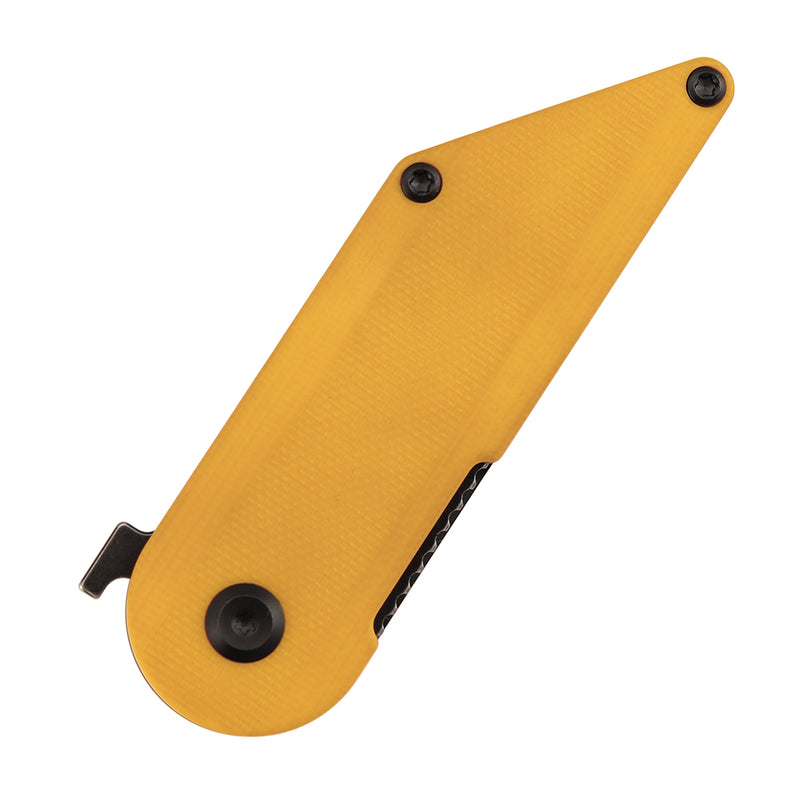 Kansept Dash T2045A4 154CM Blade Yellow G10 Handle Liner Lock Folding Knife