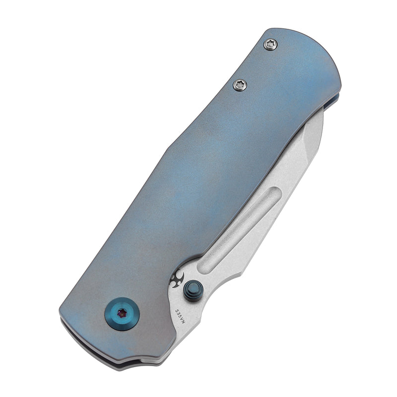 Kansept Dreadnaught K1082A5 CPM-S35VN Blade Titanium Handle Frame Lock Knife