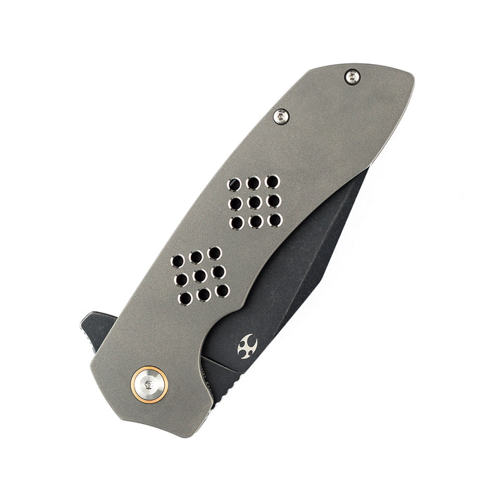 Kansept Knives Entity K1036B2 CPM-S35VN Blade Titanium Handle Frame Lock