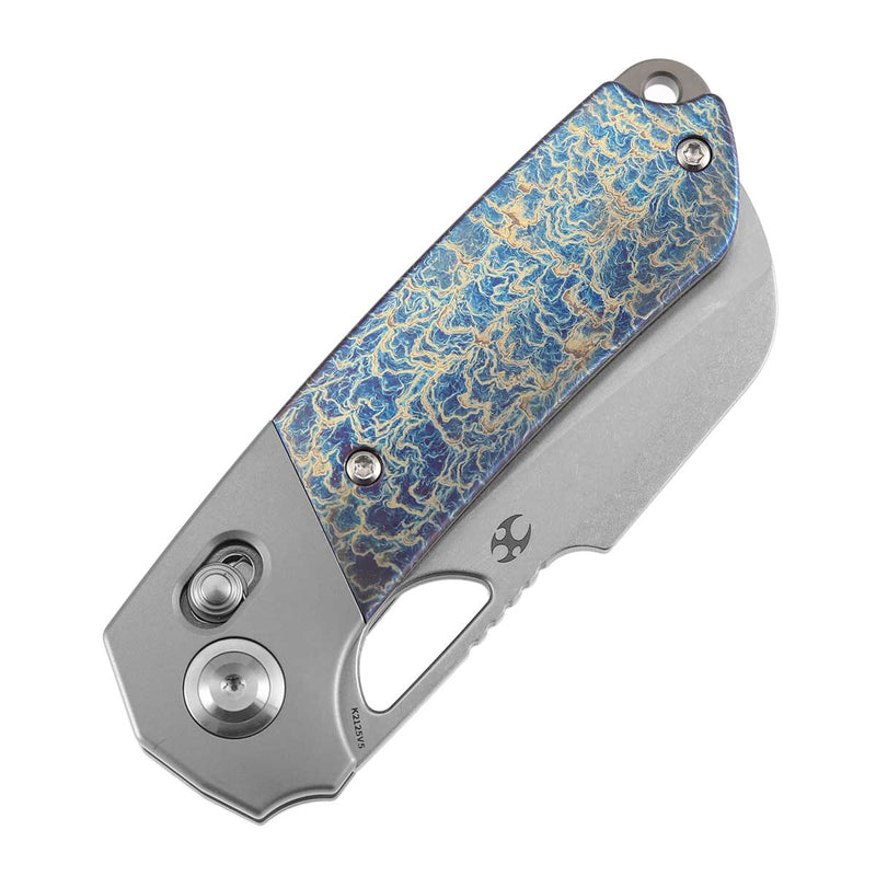 Kansept Nahual K2125V5 Magnacut Blade Titanium Handle Crossbar Lock Folding Knife