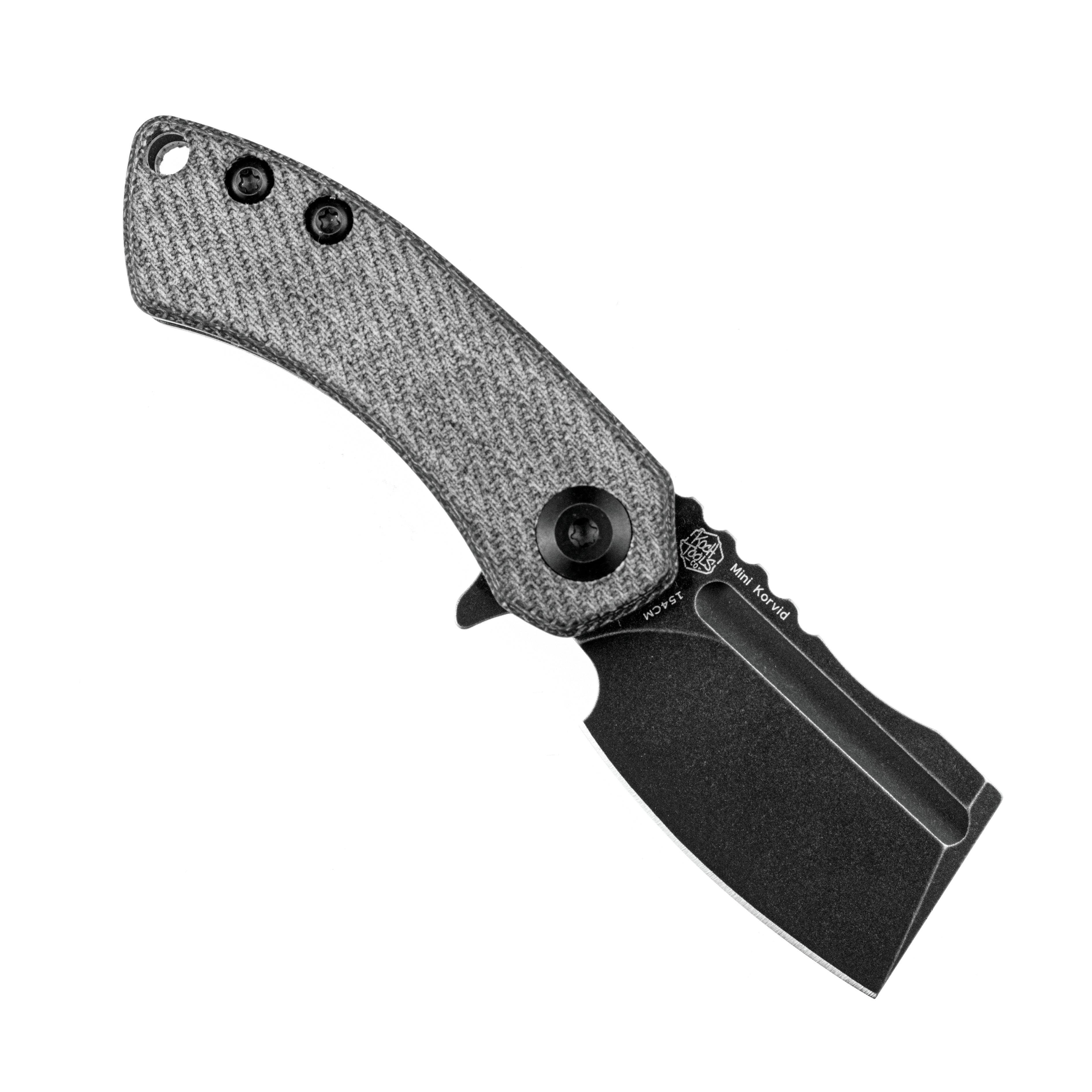 Kansept Knives T3030A9 Mini Korvid 154CM Blade Denim G10 Handle Liner Lock Edc Knives