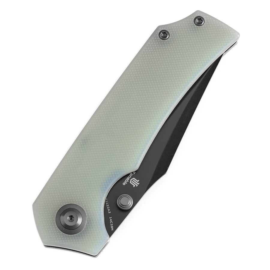 Tenable Fermi T1122A2 14C28N Blade Jade G10 Handle Liner Lock