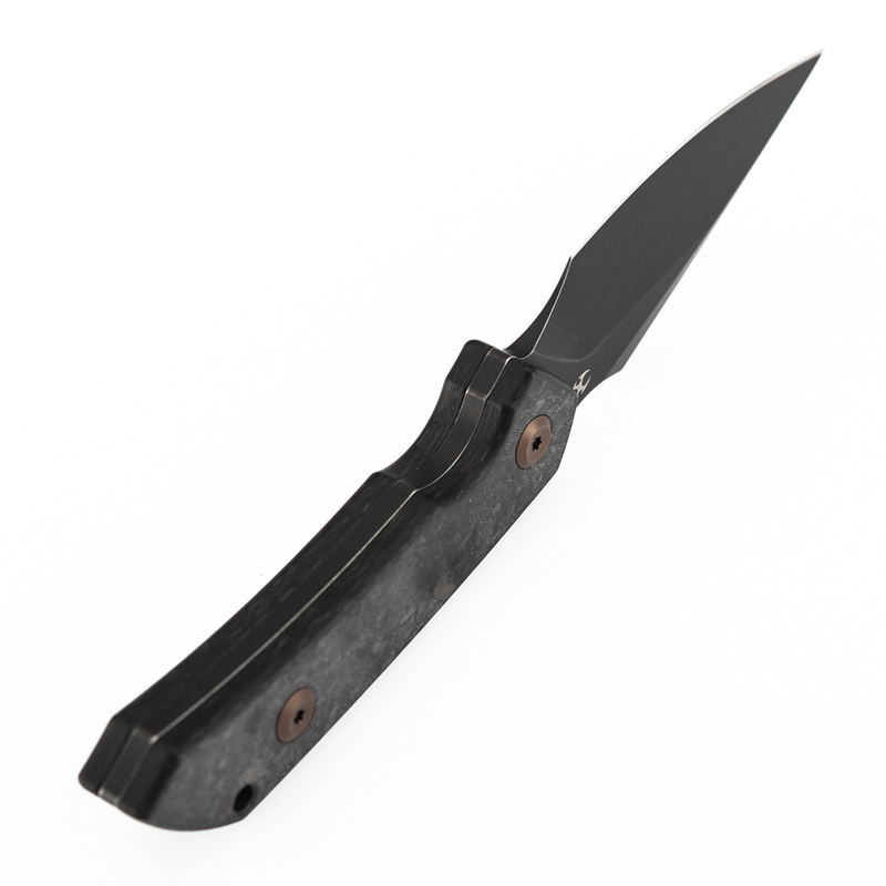 Kansept Fenrir G3034A1 D2 Blade Shred Carbon Fiber Handle Fixed Blade Knife