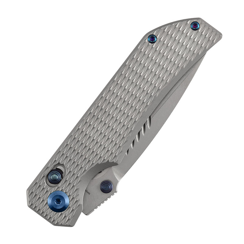 Kansept Eaglestrike K1095V4 CPM-S35VN Blade Titanium Handle Crossbar Lock Folding Knife