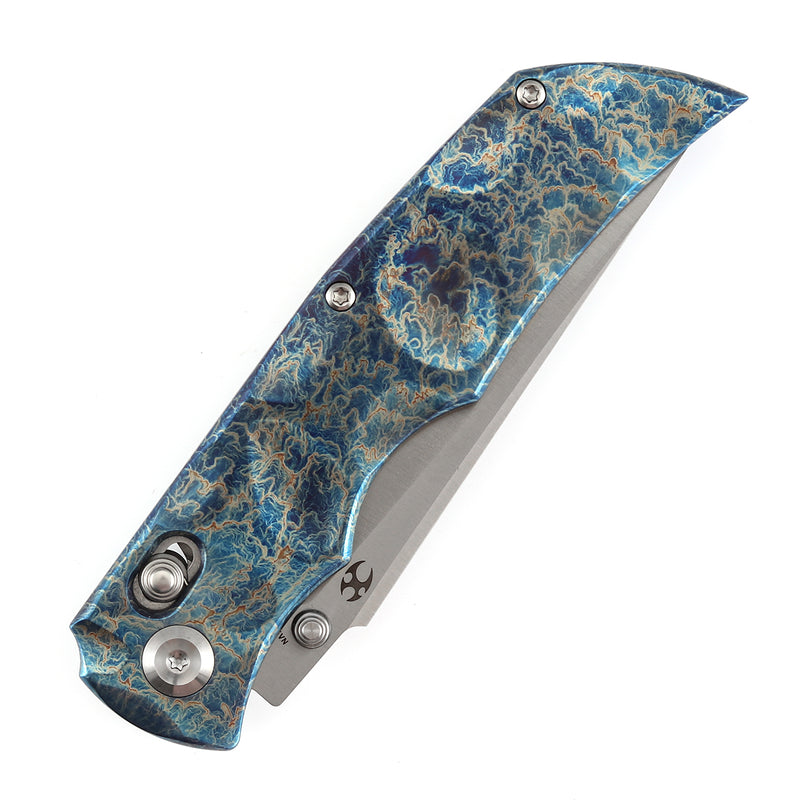 Kansept SIF K1100V2 CPM-S35VN Blade Titanium Handle Crossbar Lock Folding Knife